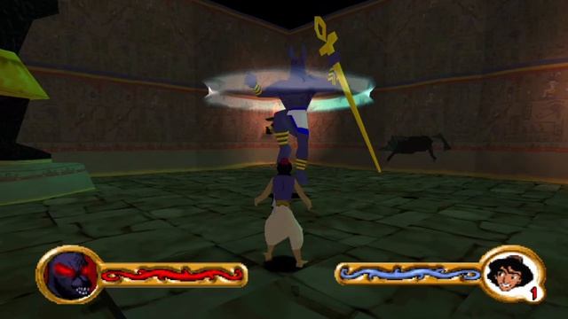 Аладдин: месть Назиры | битва с Анубисом | ИГРА