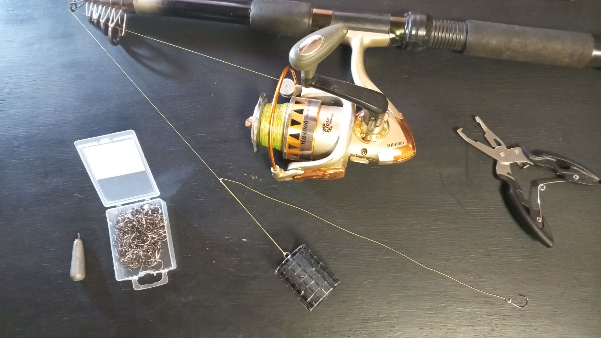 Монтаж донки. Два простых узла и всё готово!