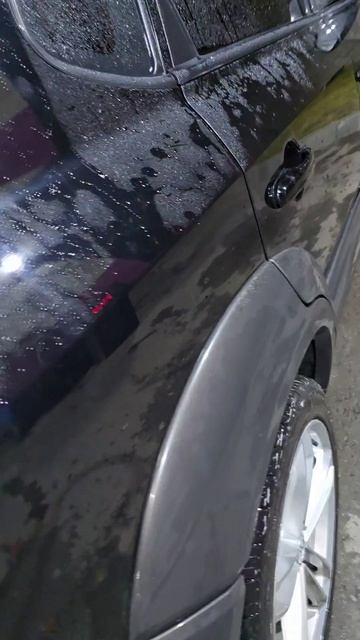 Как выглядит автомобиль после натирания соляркой #экстерьер #чистыйавто #блескавто #HyundaiTucson