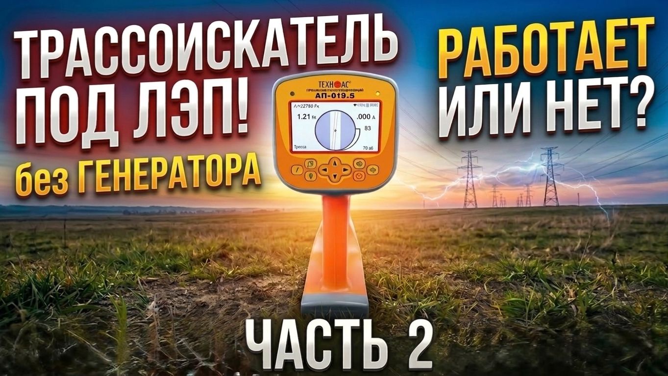 Трассоискатель под ЛЭП без генератора (часть 2)