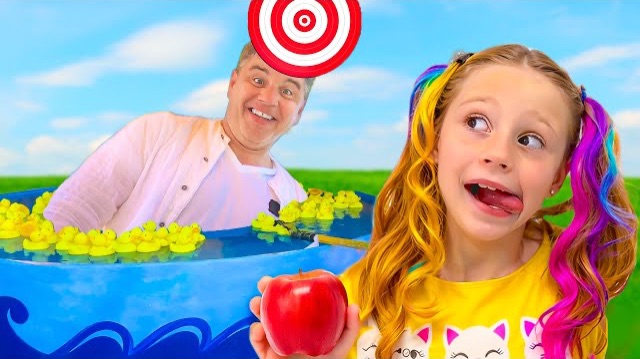 Настя и Папа веселятся в парке развлечений в Турции | ВИДЕО ДЛЯ ДЕТЕЙ