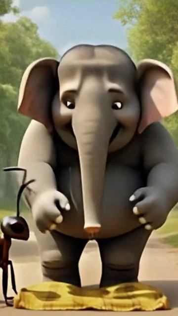 Слон и муровей анекдот