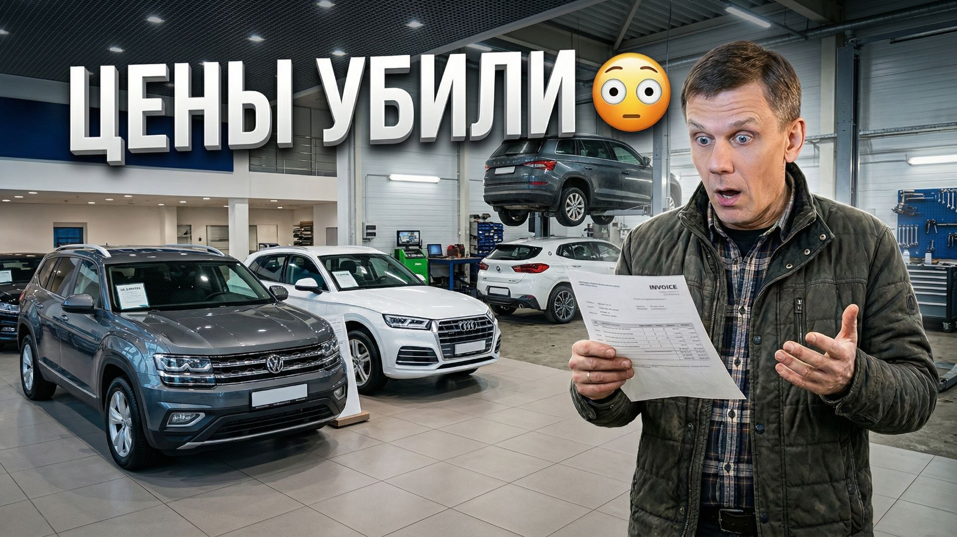 Цены на машины и сервис VAG. Болячки Kodiaq после 150+тыс.км. Tesla переобулась.