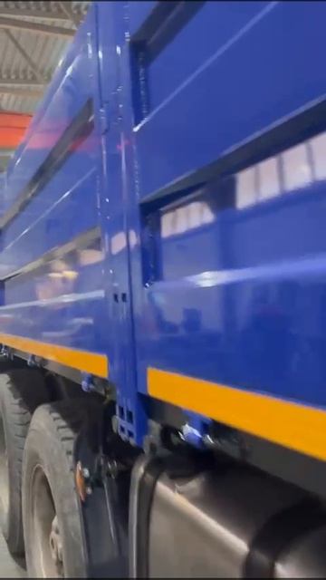 Делаем переоборудование SCANIA, установили самосвальную платформу с фитингами под контейнеровоз...