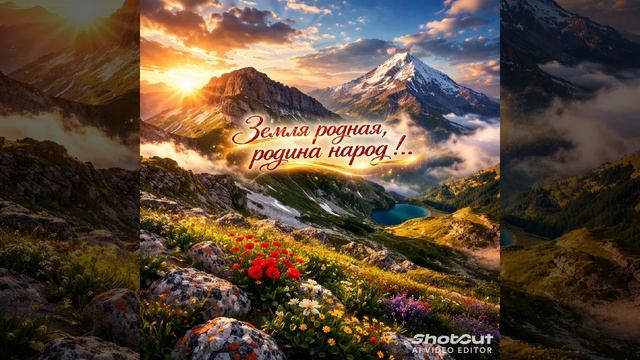 Земля родная, Родина,Народ. Песня создана вдохновением от строк поэта Кавказа Билал Адилов.