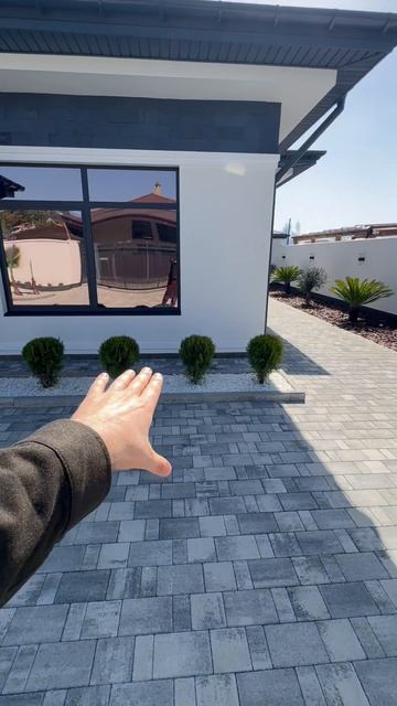 Стильный одноэтажный дом в Сочи.