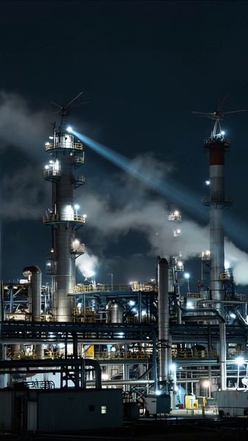 Тьма промышленного будущего: мрак и разрушение #промышленность #экология #постапокалипсис