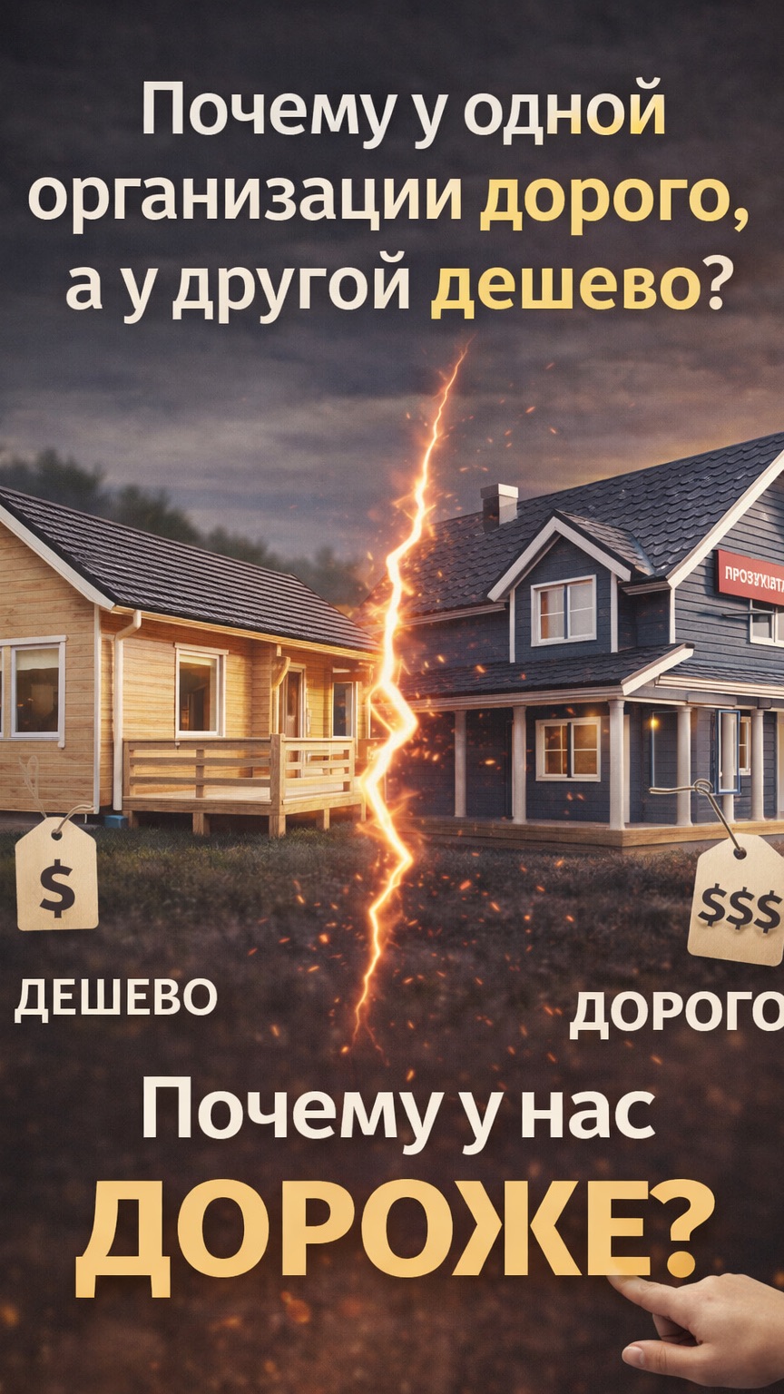 Почему у нас дороже? Цена зависит от качества и желаний