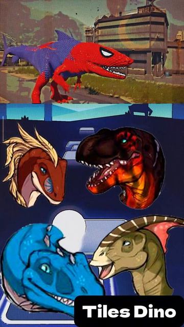 КТО САМЫЙ КРУТОЙ? - Мультики про Динозавров уровень 165 | МУЛЬТФИЛЬМЫ ДИНОЗАВРЫ в Tiles Hop