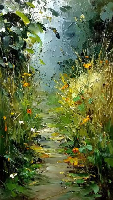 Заросшая тропа (картина #1126) / Арт-студия Нормова