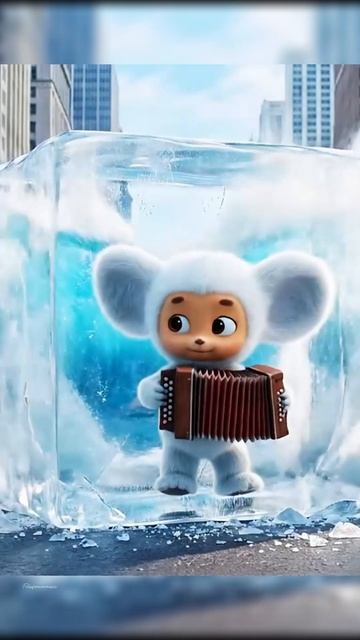 Кубик льда#ai#felixforevermusic#felixforevermultfilm#cartoons#мультфильм#чебурашка