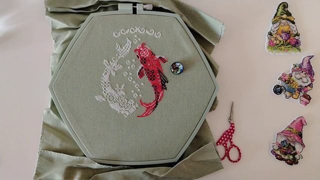 Что вышивала в конце месяца//Итого вышивального марта, планы на апрель