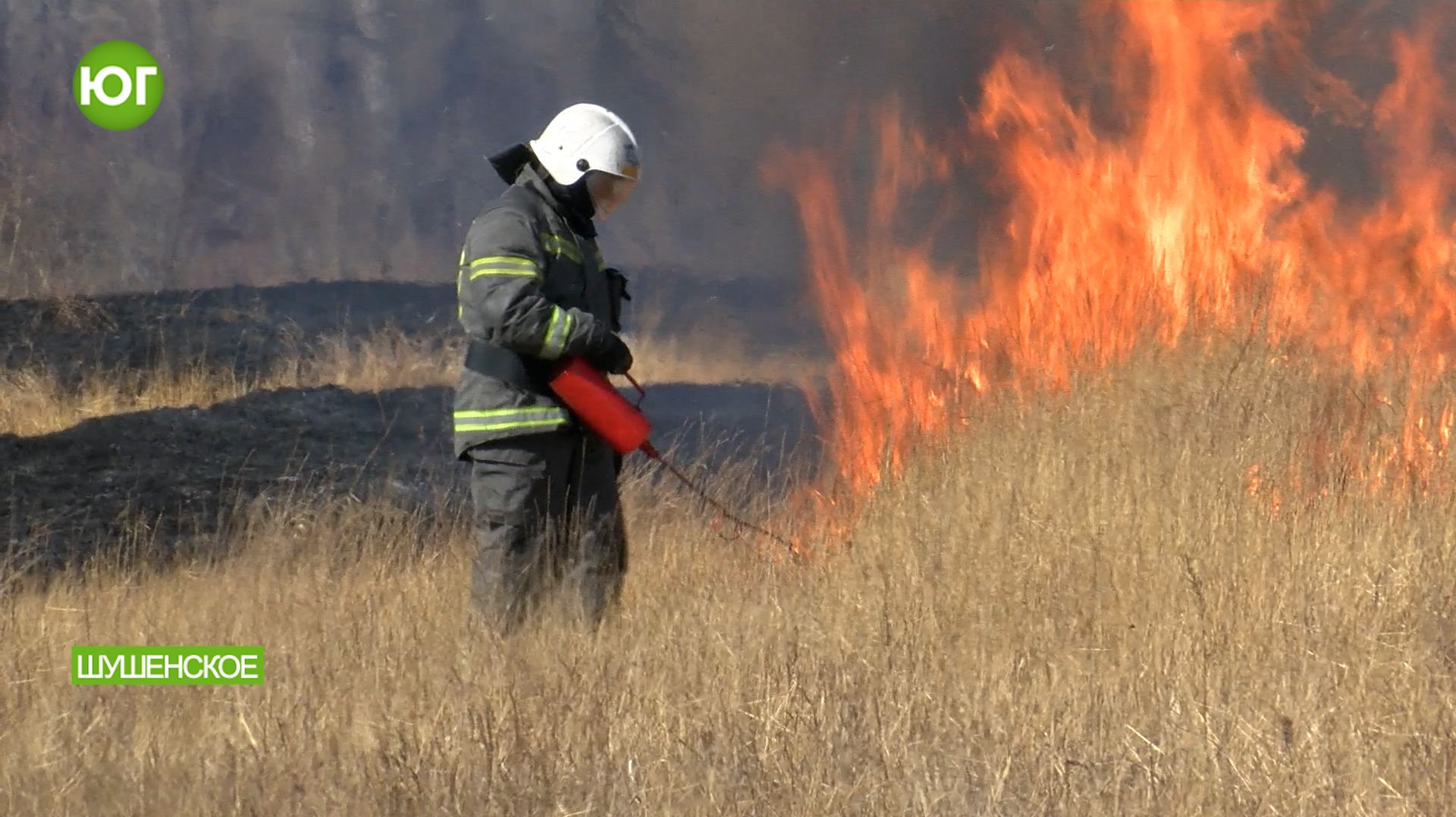 Пожарно-тактические учения в Шушенском