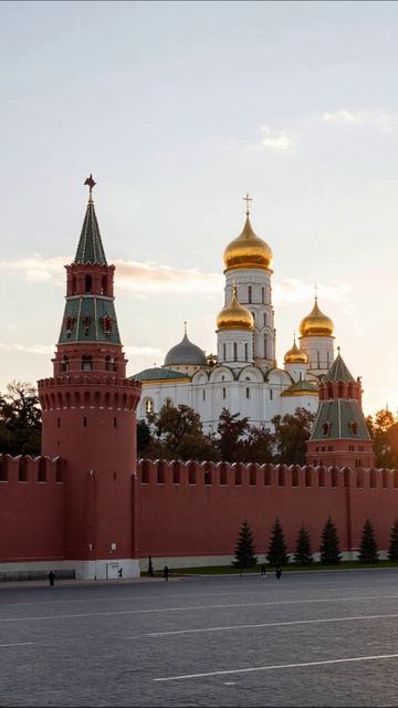 Вечерний Кремль: красота и история #Москва #Кремль #путешествия