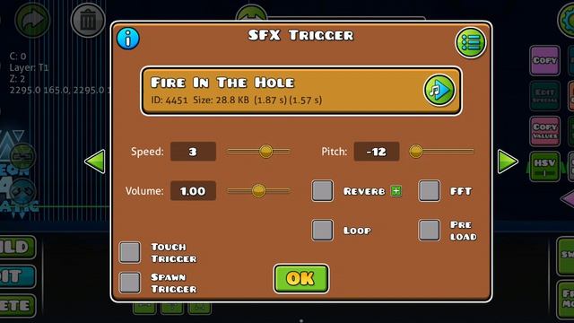 играю в рецент уровни и в редакторе