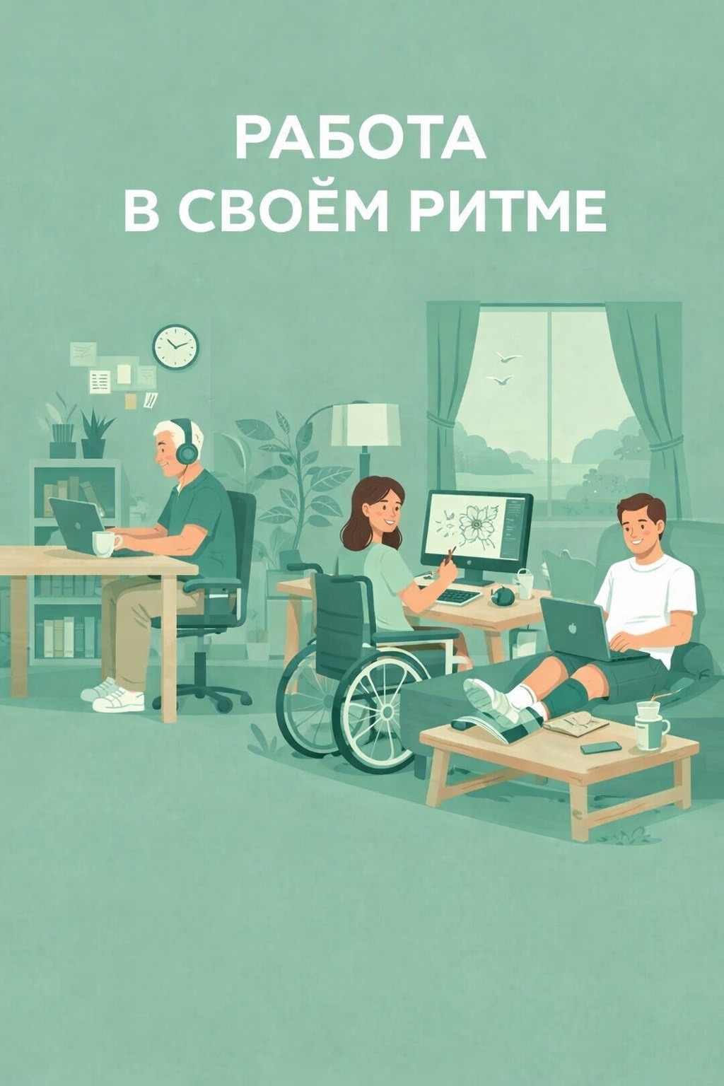 Работа в своём ритме