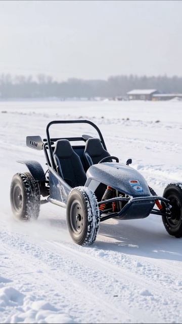 Зимняя поездка на снежном багги! #багги #зима #приключение