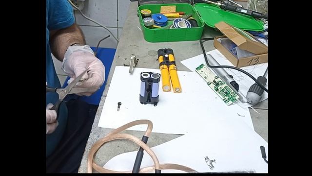 Сварка аккумулятора HAIER