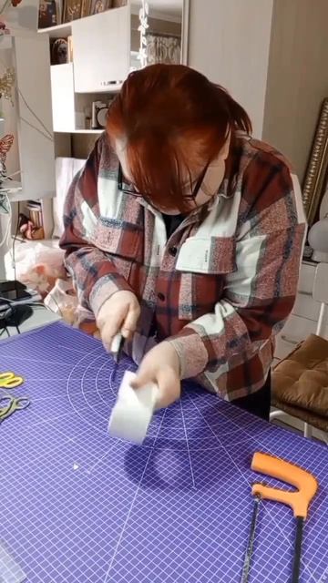 Часть 3 МК светильник из изолона