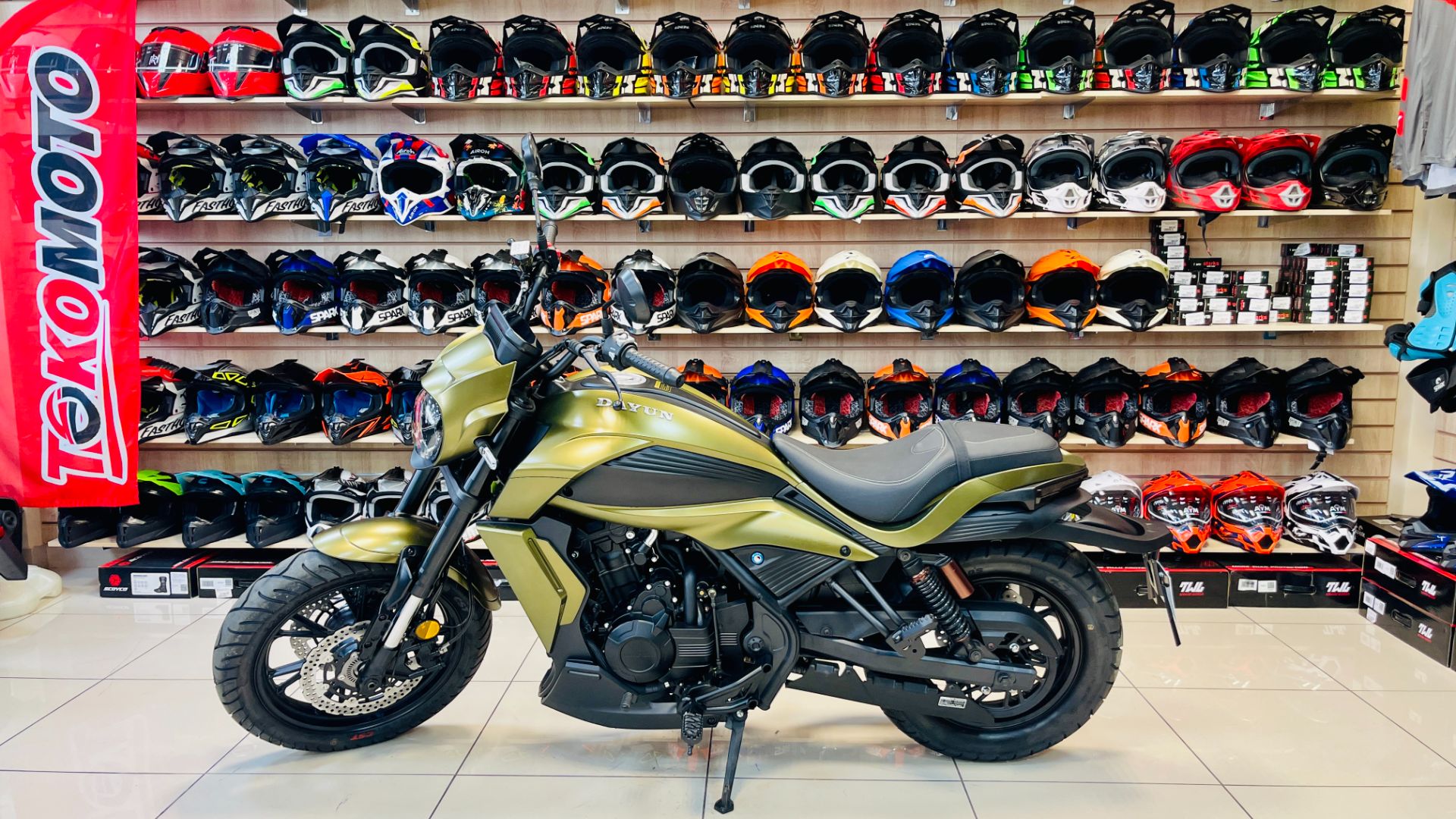 Мотоцикл DAYUN DY500-6F GreenЗеленый