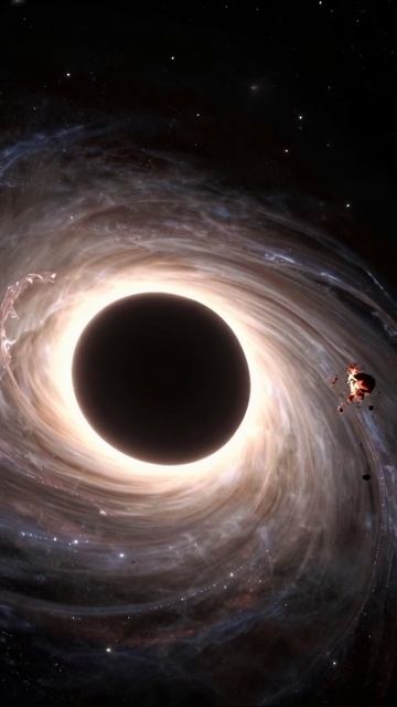 Черная дыра: тайны космоса и ее влияние на галактики #космос #чернаядыра #астрономия