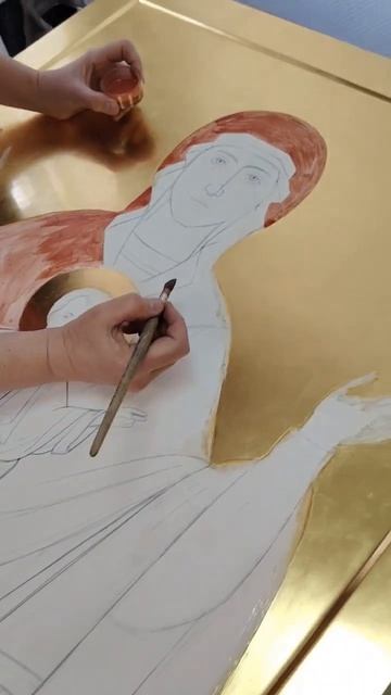 Роскрыш, работа над иконостасом, икона Божией Матери Неупиваемая Чаша