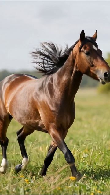 Расцвет лошади: грация и сила #лошади #природа #животные