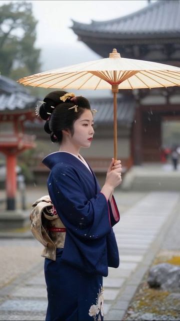 Красота традиционного японского кимоно #япония #традиции #кимоно