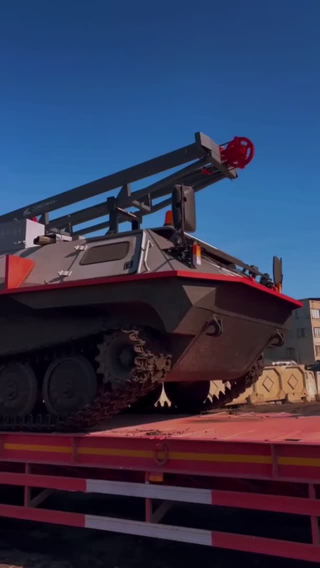 Вездеход  «СЕВЕРЯНИН» отправился в работу к заказчику