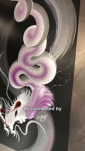 художник Onestroke Dragon