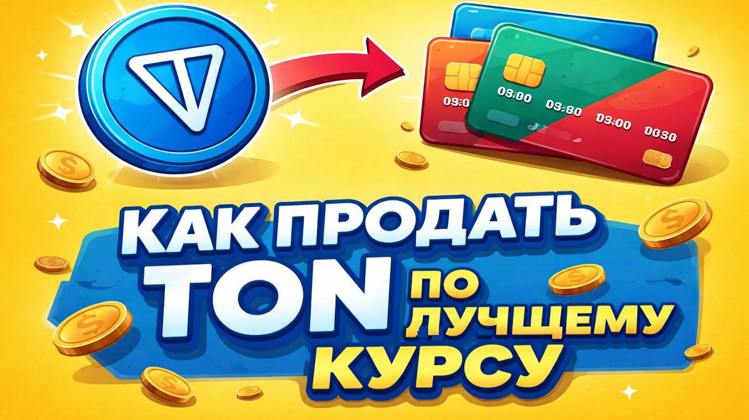 Как продать TON по лучшему курсу | Вывод TON на карту