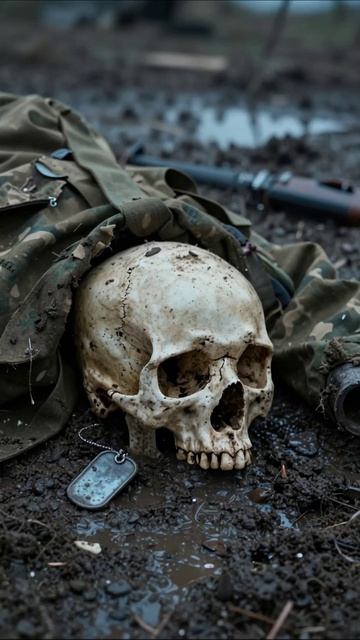 Смерть на поле боя: тишина после шторма #война #печаль #утрата