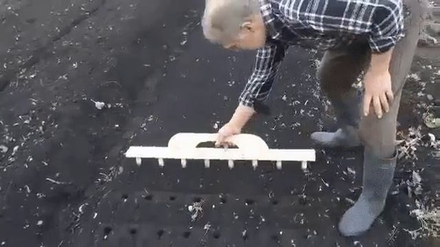 КАК РАЗМЕТИТЬ ЛУНКИ