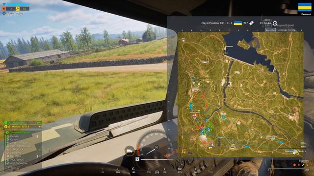 Нервный заезд в тыл противника в игре SQUAD 10.3