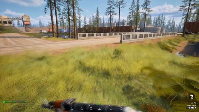 Наступление мотострелков на укрепленные позиции противника в игре SQUAD 10.3