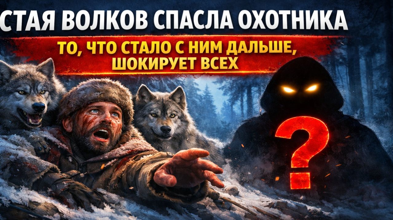 CТАЯ ВОЛКОВ СПАСЛА ОХОТНИКА ОТ МОНСТРА ТАЙГИ… То, Что Стало с Ним Дальше, Шокирует ВСЕХ