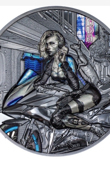 Острова Кука 20 долларов 2023  Кибер Королева 👸Начало