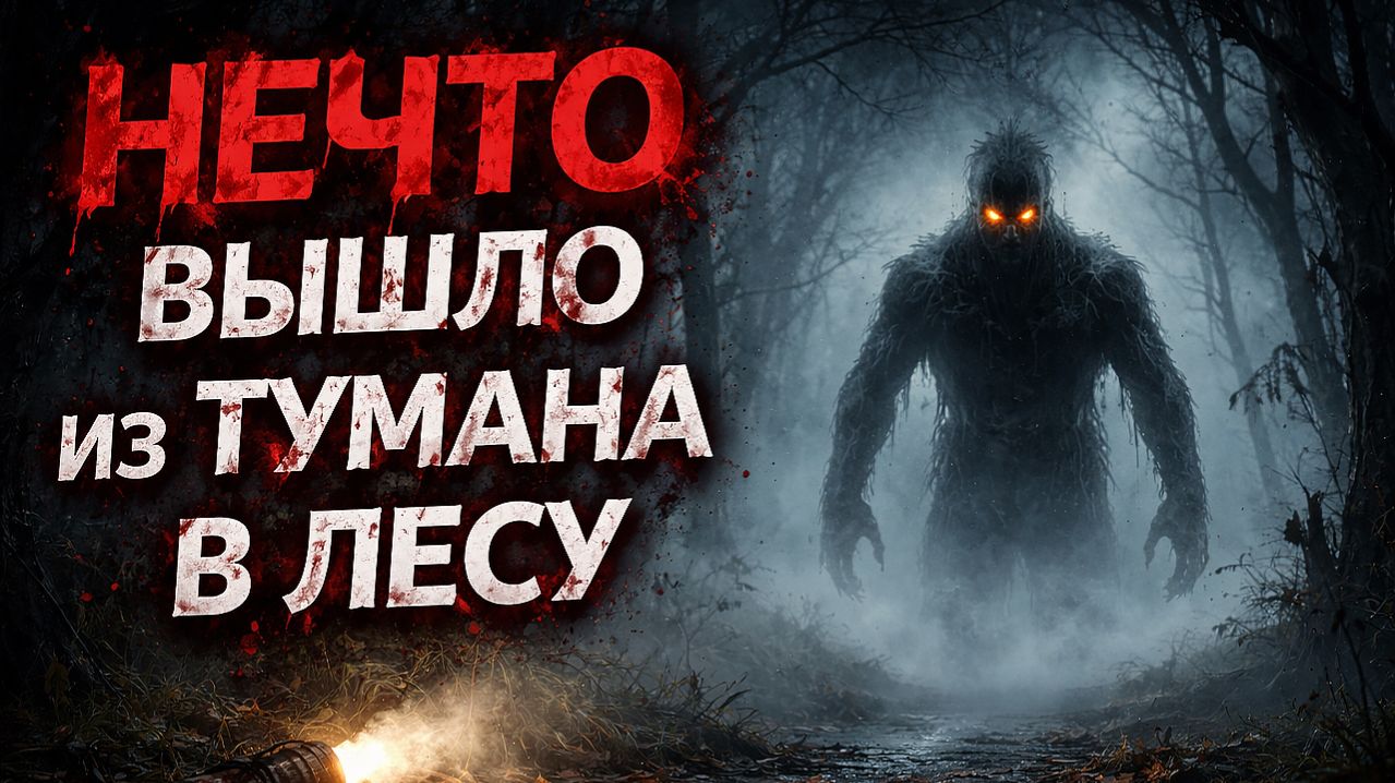 НЕЧТО ВЫШЛО ИЗ ТУМАНА В ЛЕСУ. СТРАШНЫЕ. МИСТИЧЕСКИЕ. ИЗЖИЗНИ.ТВОРЧЕСКИЕ