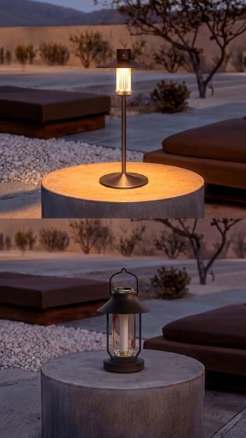 Созданные для загородных вечеров. Настольные лампы BORK