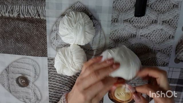 триостарты-апрель. моя пряжа...