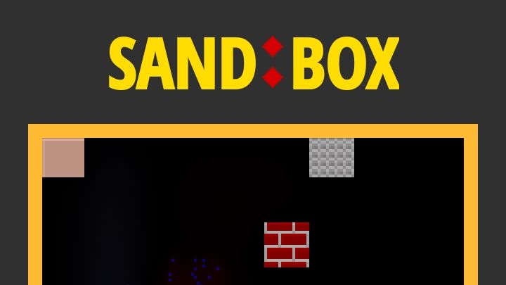 Песочница проверяю как на что реагирует пламя