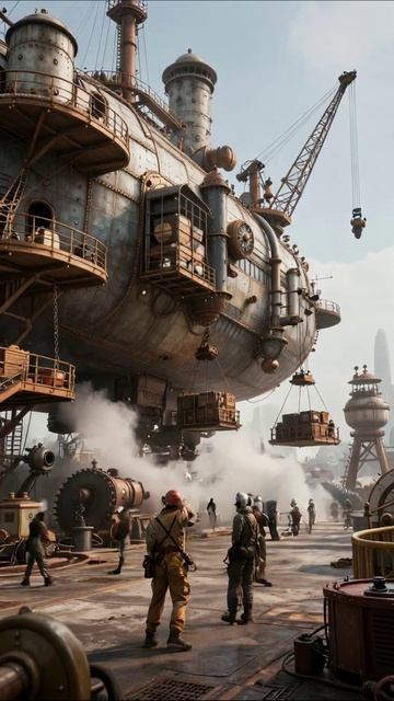 Парящие механизмы: эпоха парового прогресса #стимпанк #механизмы #фантастика