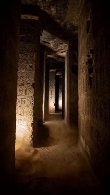 Подземелья древнего Египта: таинственные символы #египет #история #археология