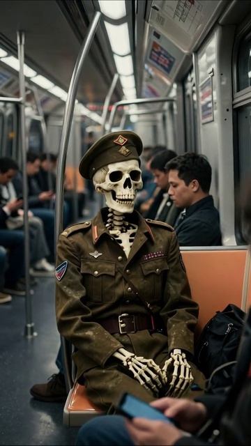 Сквозь время: забытая реальность и мертвая надежда #скелет #потерянное #тоска