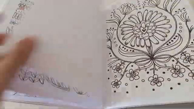 Обзор раскраски Скандинавские узоры