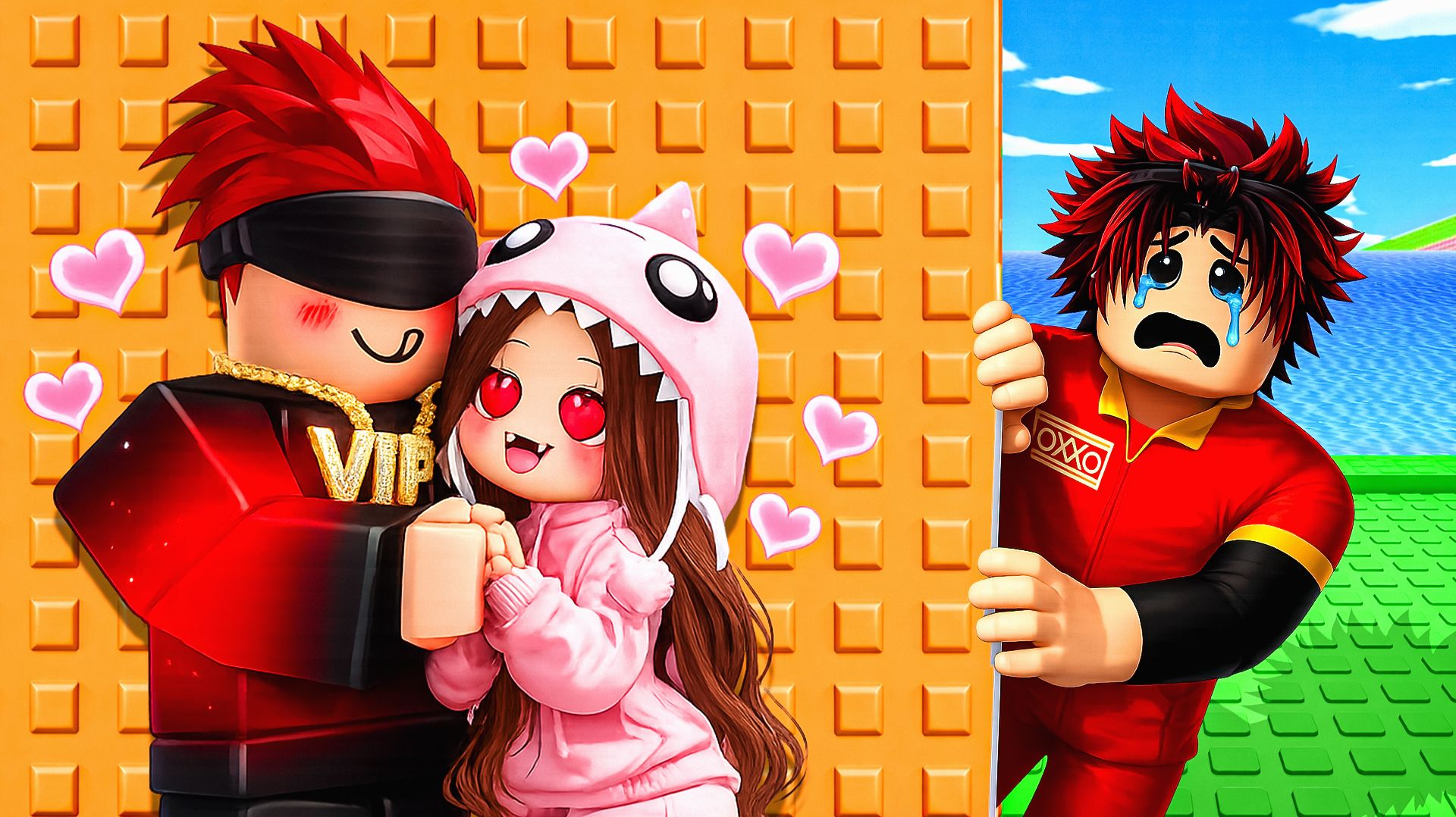 Разработчик ЦУНАМИ ВЛЮБИЛСЯ в МОЮ ДЕВУШКУ в РОБЛОКС...