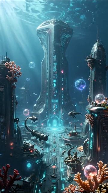 Подводный мир: будущее технологий #космос #технологии #подводныймир