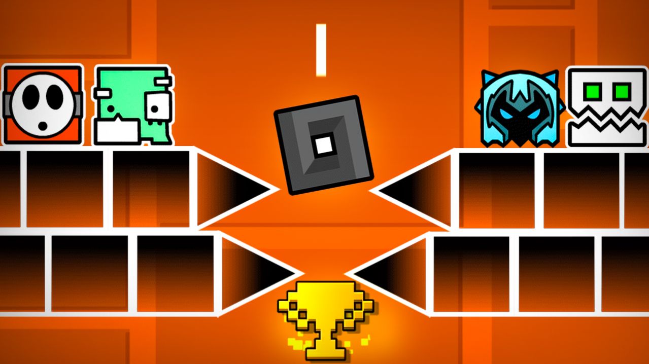 Гонка НА ДРОППЕРАХ в Geometry Dash!