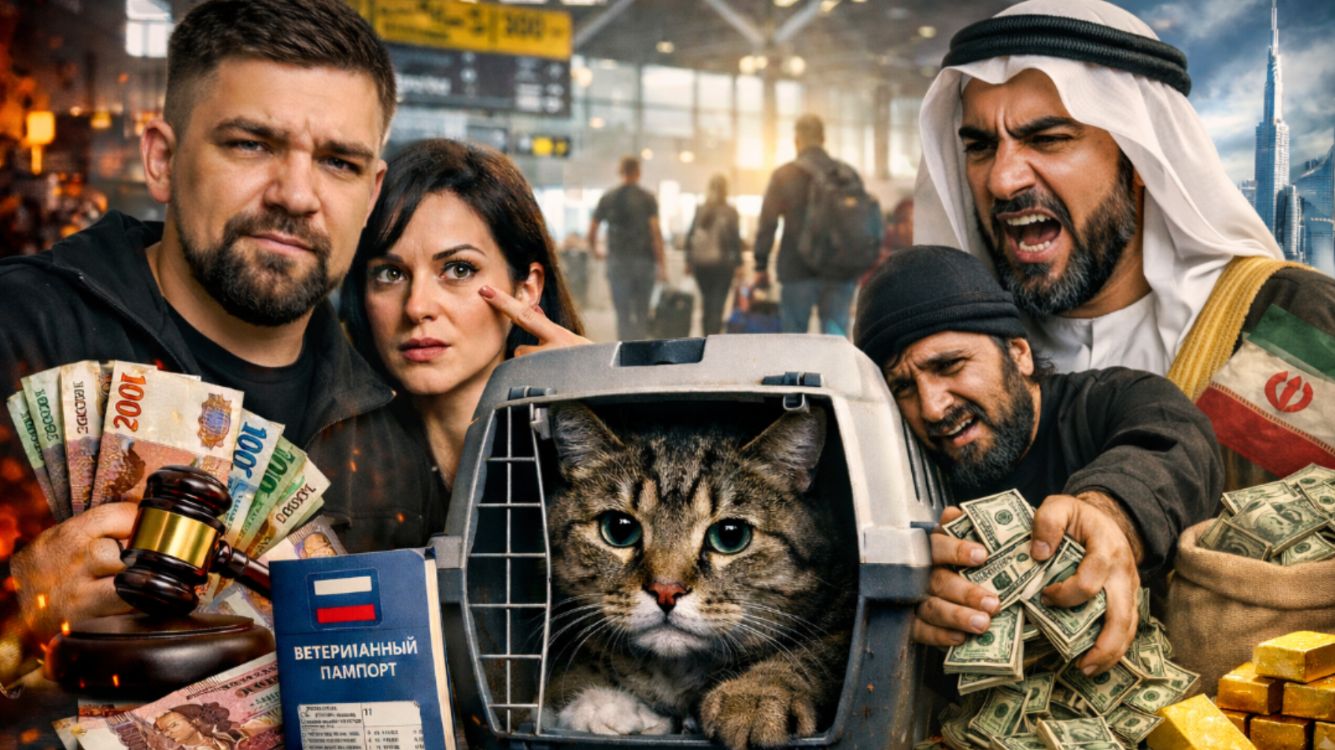 Кота бросили в аэропорту | На Басту подали в суд | ОАЭ украли $530 млрд у Ирана