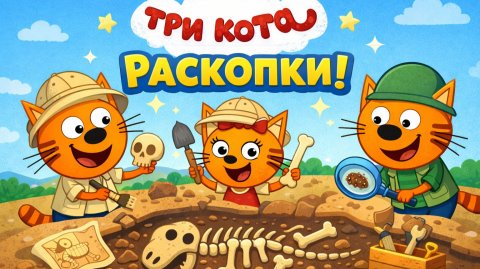 Три кота. Для детей развивающая игра.
